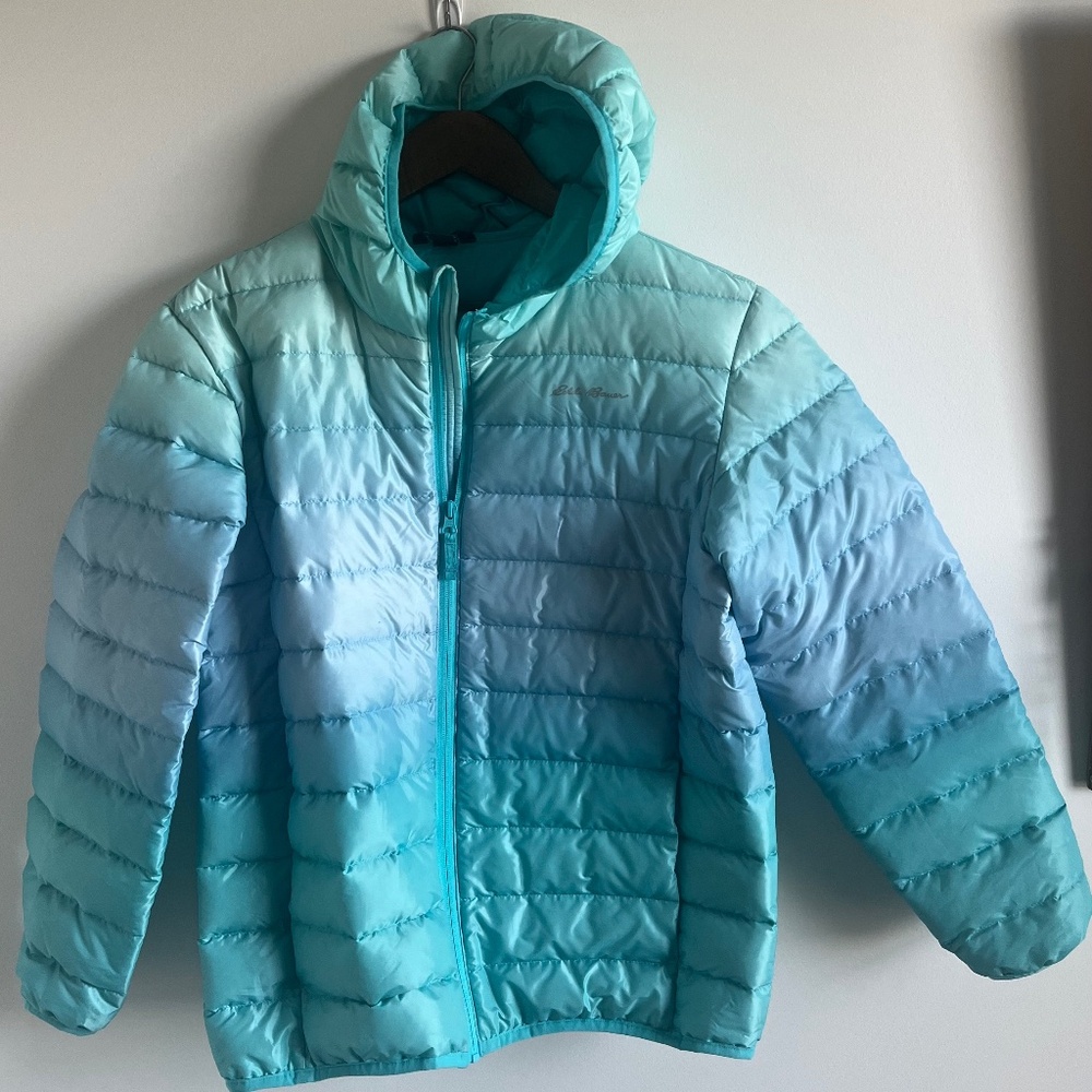 Girls' Eddie Bauer Tie Dye Girl’s Puffer Jacket Size XL